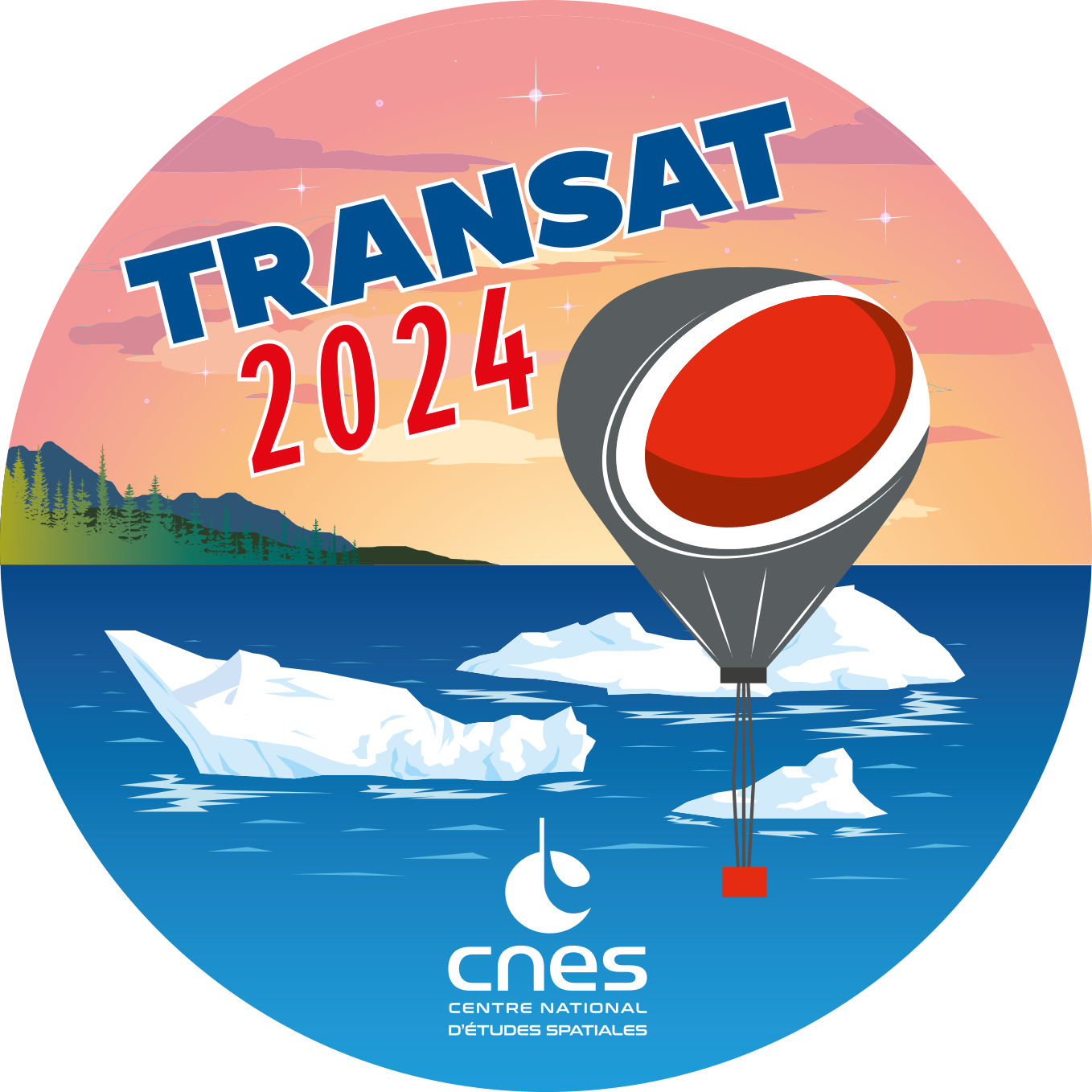 Ecusson de la campagne TRANSAT 2024